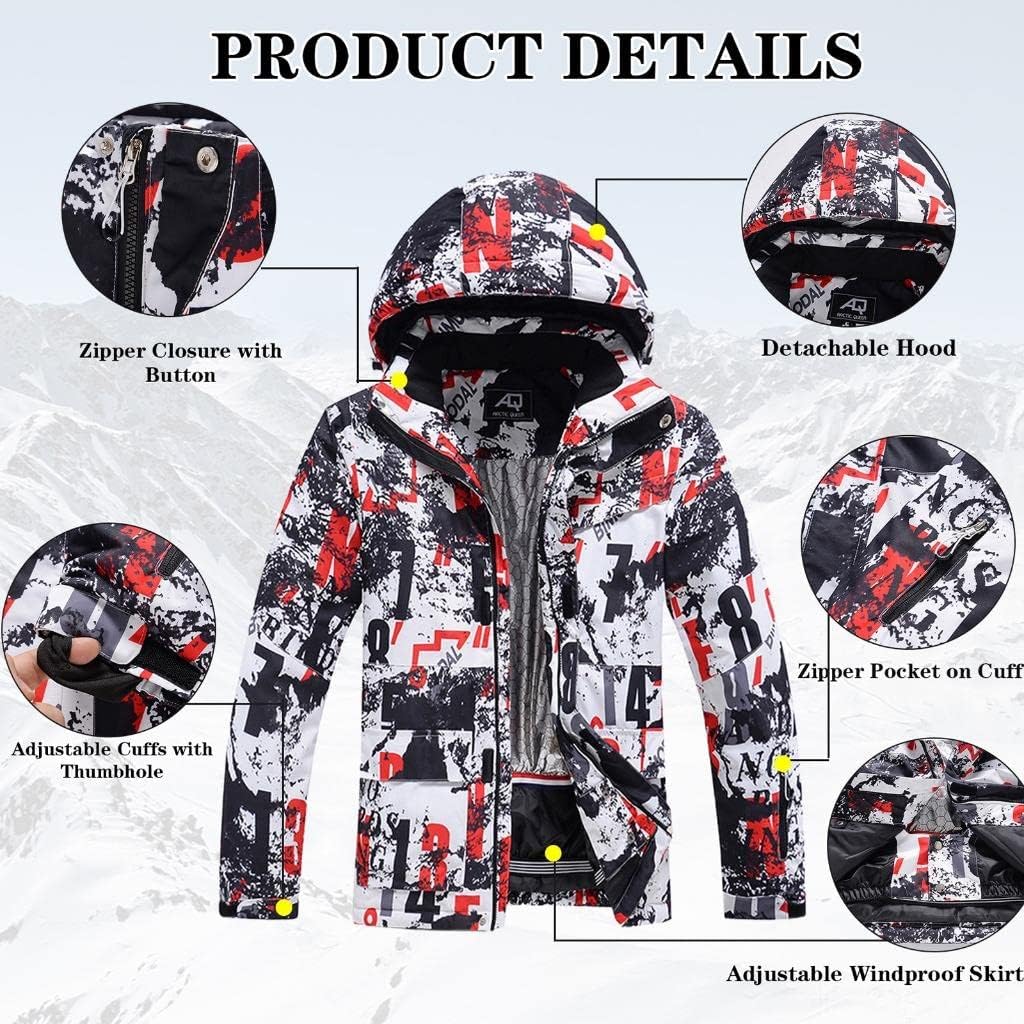 Jacket and Pants Set Insulated Waterproof Waterproof image 2