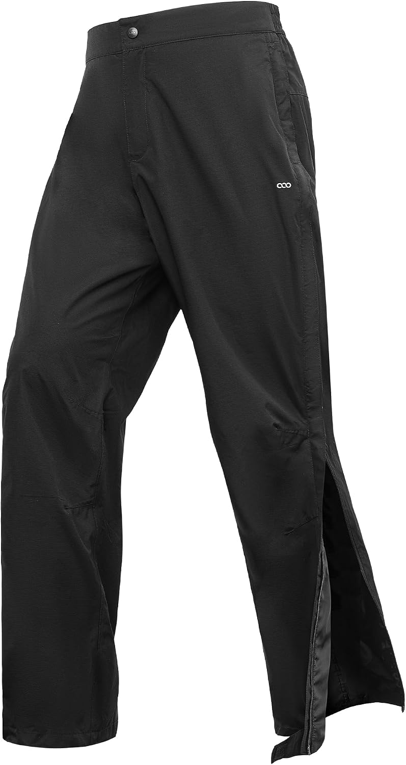 Rain Pants Full Zip Waterproof Hiking Pants image 1