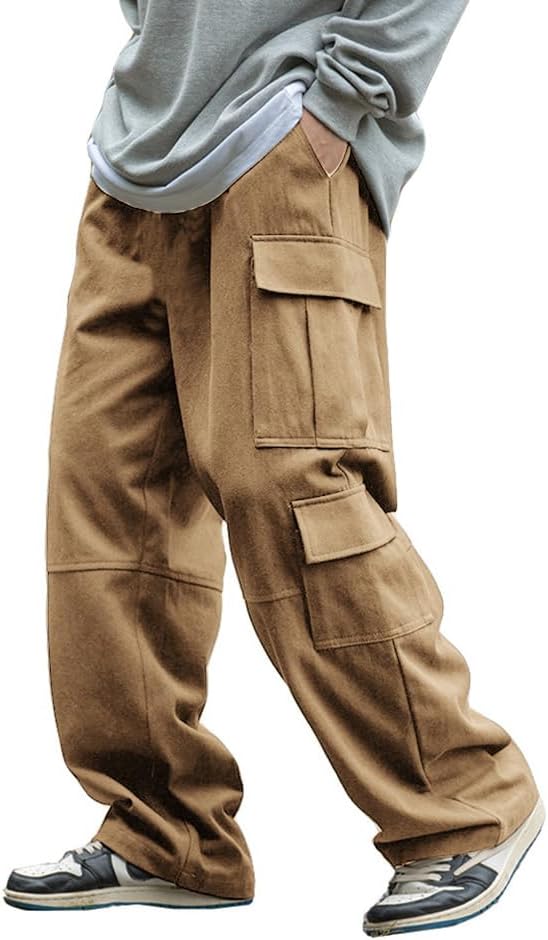 Baggy Cargo Pants Casual Drawstring Trouser image 2