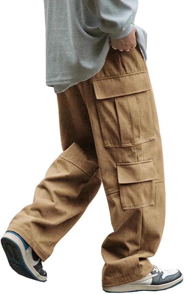 Baggy Cargo Pants Casual Drawstring Trouser image 3